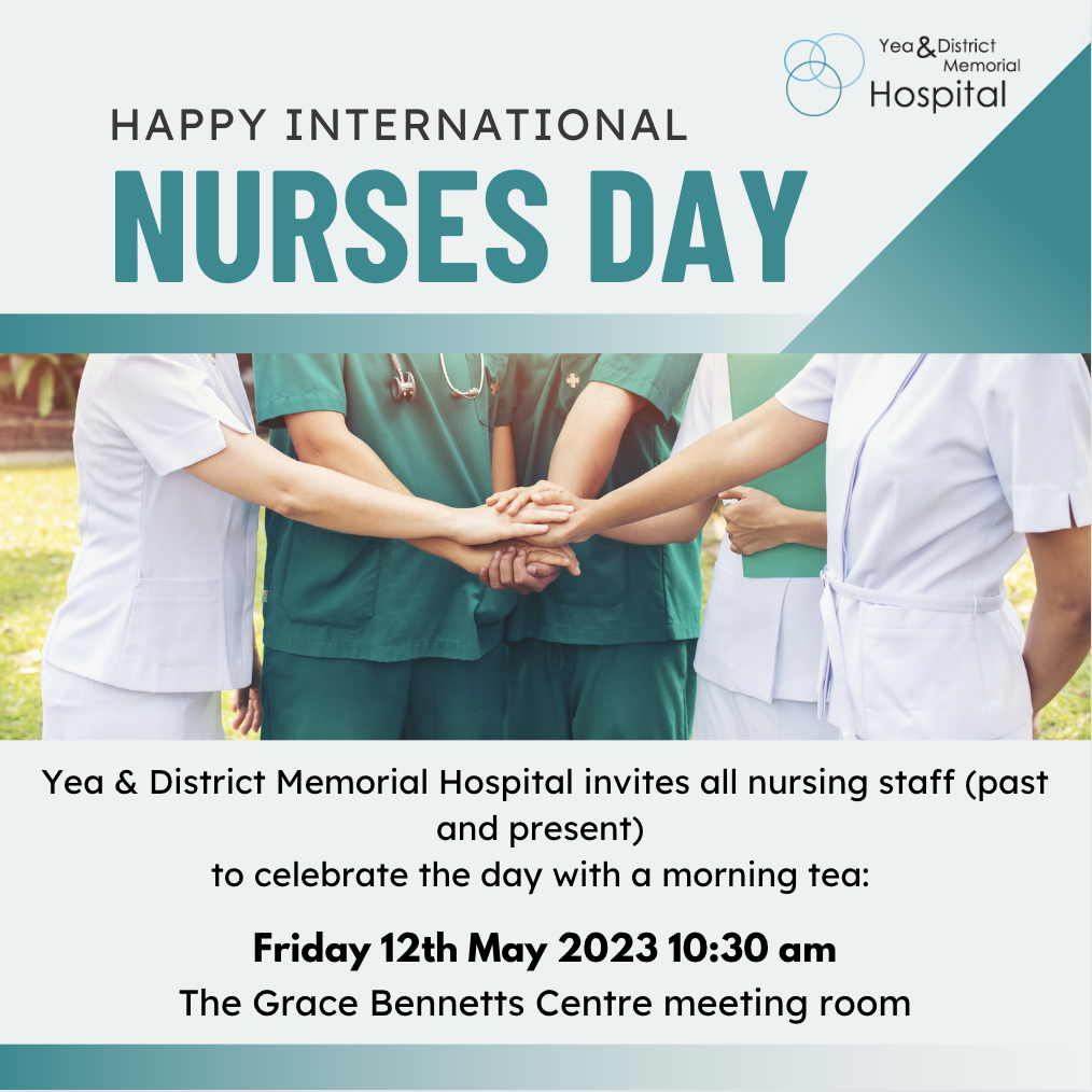 Invitation to Celebrate International Nurses Day Yea and District